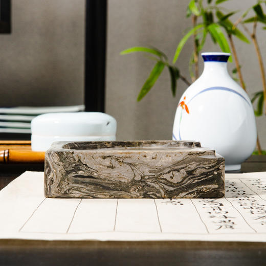 汉晋绞泥古砖制砚 商品图5