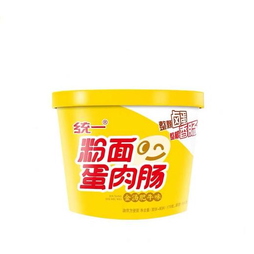 统一粉面蛋肉肠金汤肥牛味173g/桶 商品图0