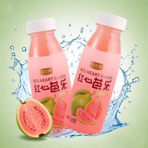 百优果红心芭乐果蔬汁 300ml*6瓶/提 商品图0