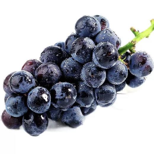 0593【国企严选，山海食材】德云夏黑葡萄无核（5斤装含箱） 商品图2
