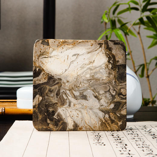 汉晋绞泥古砖制砚 商品图7