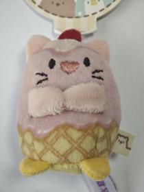迷你冰淇淋猫团子挂件5cm