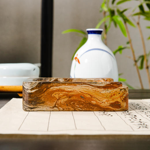 汉晋绞泥古砖制砚 商品图5