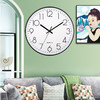 【时钟】严选8英寸20cm静音石英挂钟创意时尚家用客厅立体数字简约钟表1个 商品缩略图2