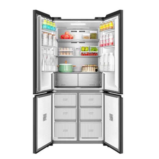 美的冰箱 (203008)BCD-503WUSGPM 丝雨灰 商品图2