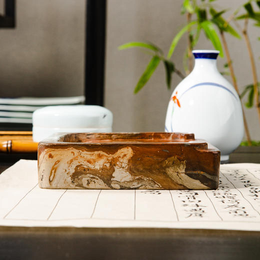 汉晋绞泥古砖制砚 商品图5