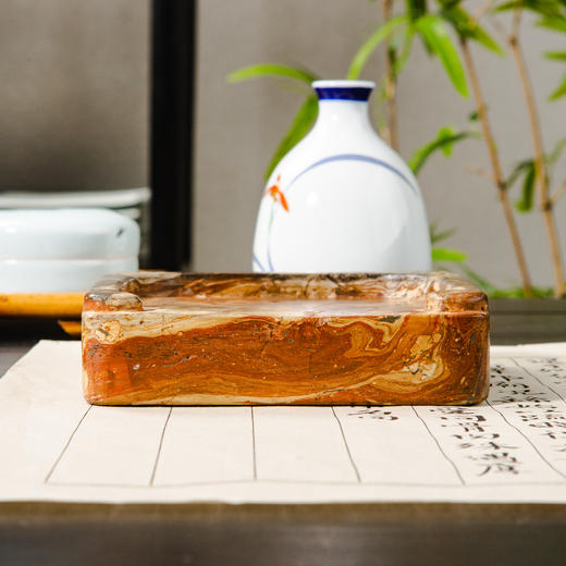 汉晋绞泥古砖制砚 商品图2