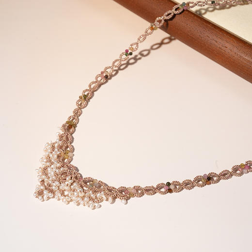 订购8周到｜Lorina Balteanu-TALIA-碧玺 珍珠 项链［法国设计师］ 商品图1