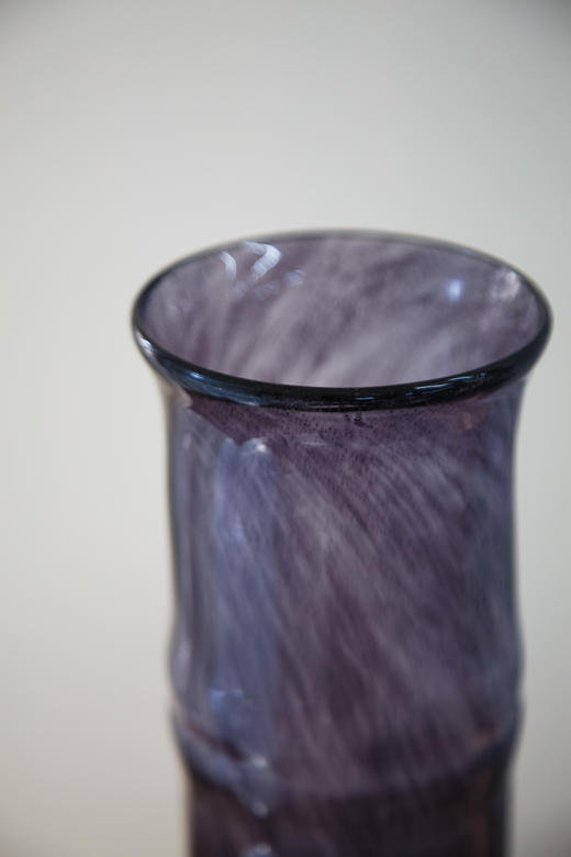 紫色竹筒花器（12*12*42） 商品图2