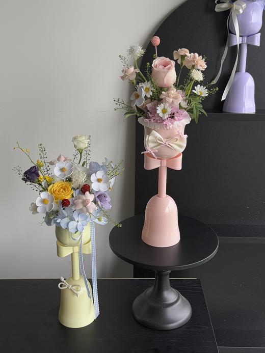 七夕郁金香总裁玫瑰奶油风花朵杯花瓶鲜花花束装饰花艺插花摆件 商品图1