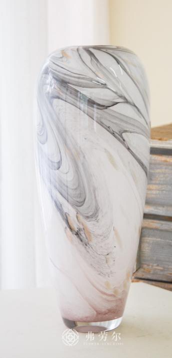 灰色大理石纹花瓶 商品图2