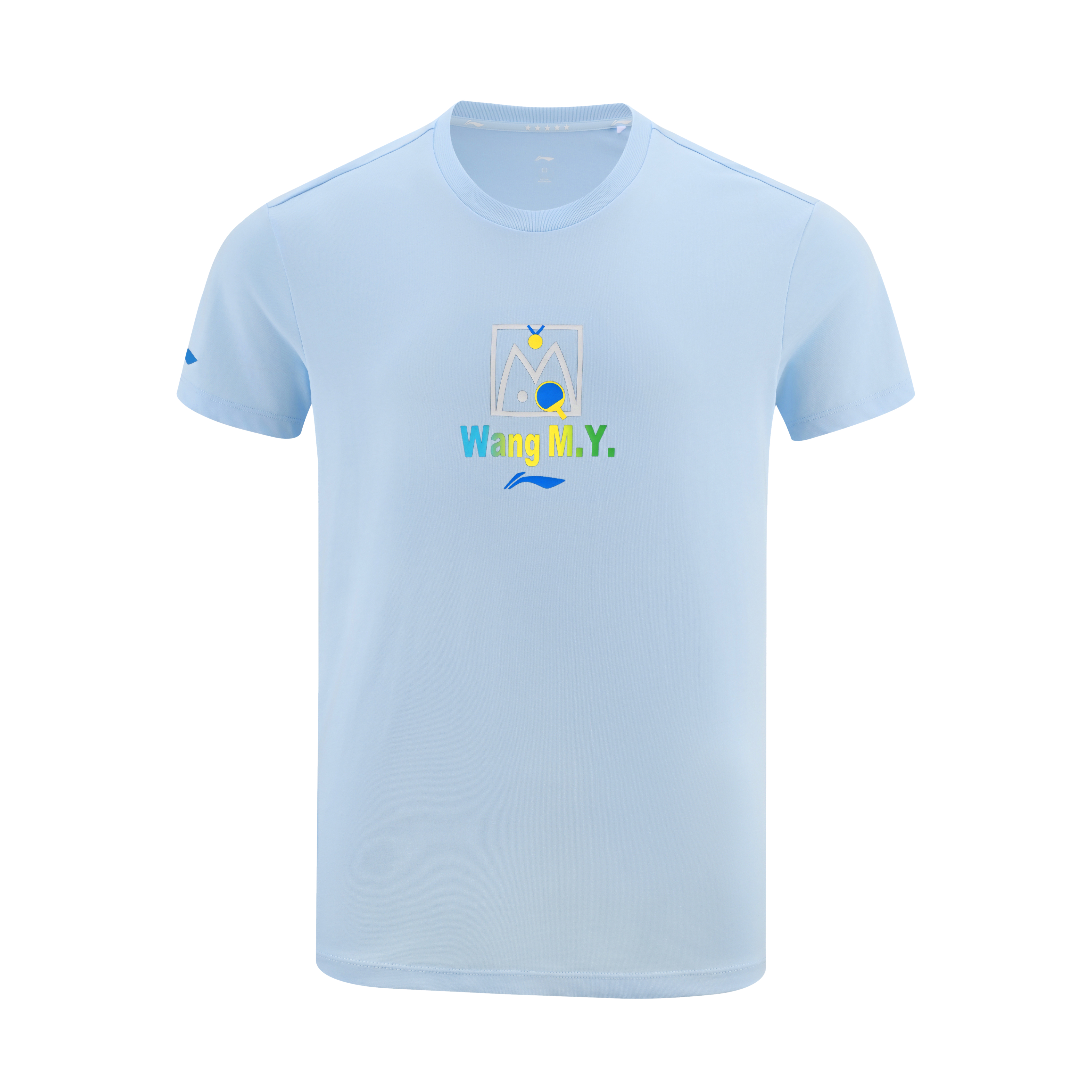 【2025新品】李宁乒乓球系列王曼昱同款夏季短袖文化衫AHSVF17-3