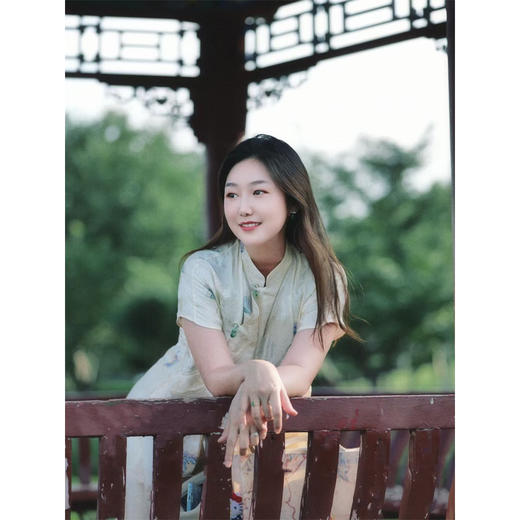 【直播间专属】朝朝暮暮-改良旗袍连衣裙（23707306-汉白玉） 商品图0