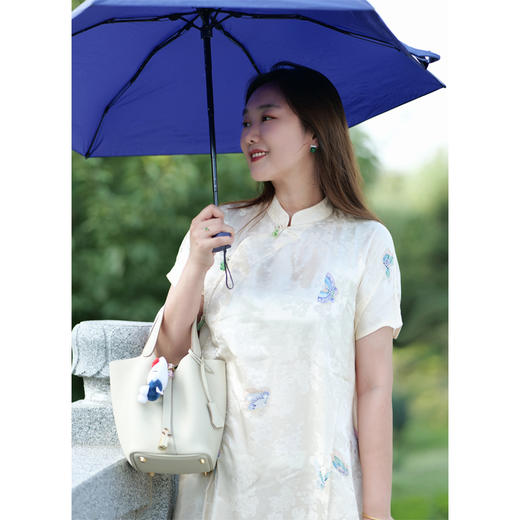 【直播间专属】朝朝暮暮-改良旗袍连衣裙（23707306-汉白玉） 商品图2