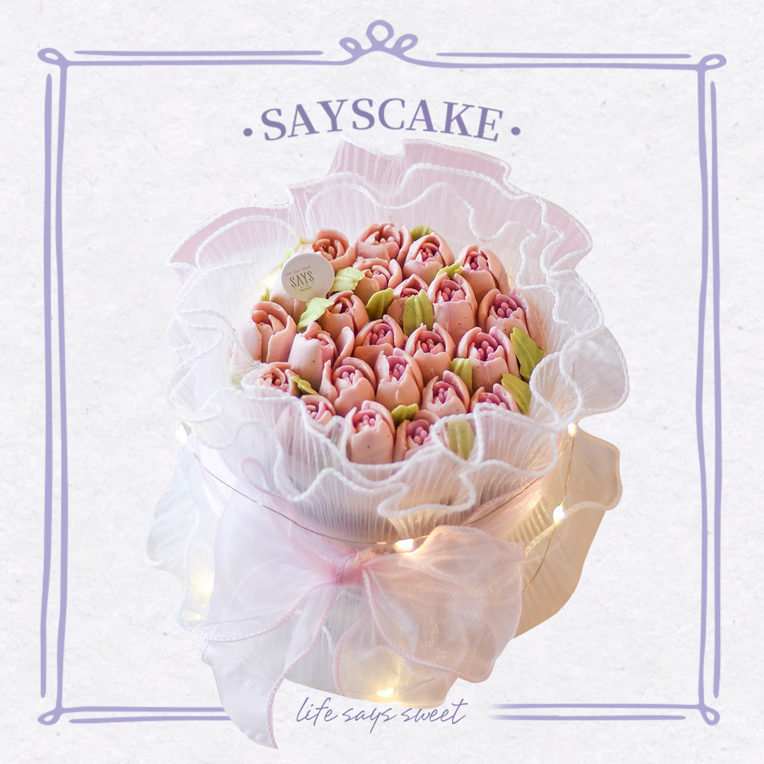 心悦玫瑰花束蛋糕Rose Blossom Chiffon Cake