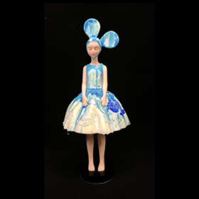 刘畅《泫蓝锦鲤》然女孩