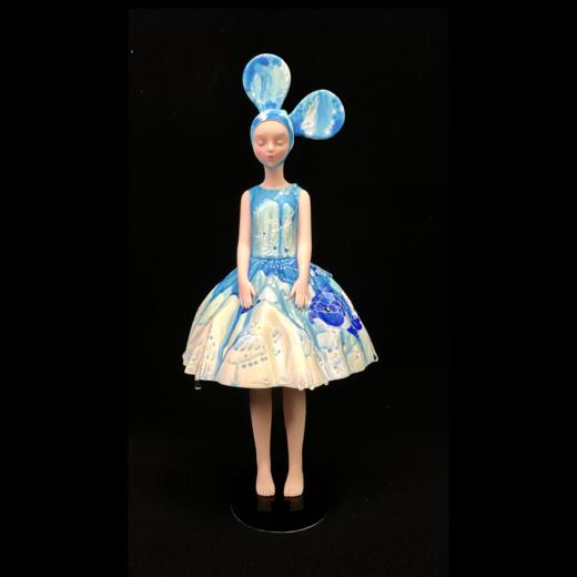 刘畅《泫蓝锦鲤》然女孩 商品图0