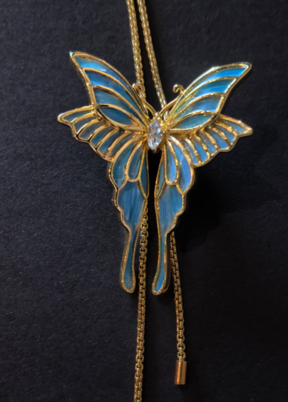 花丝镶嵌(蝴蝶项链）