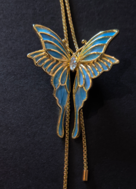 花丝镶嵌(蝴蝶项链）