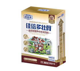 【7月3日效期】佳倍多壮骨300g盒 益多肽营养中老年奶粉