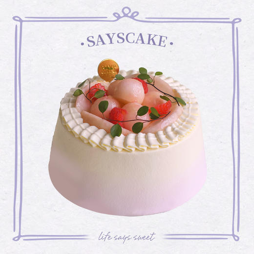 【预定】粉夏香草蜜桃戚风 Vanilla Peach Chiffon 商品图2