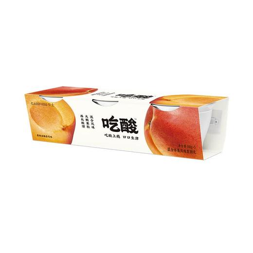 卡士吃酸风味发酵乳黄桃话梅杏味140g*3/组 商品图1
