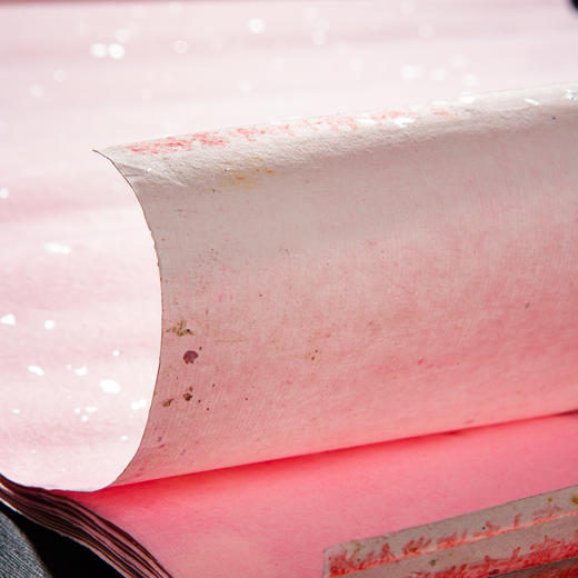 70-80年代安徽十竹斋精制洒银笺（一张） 商品图8