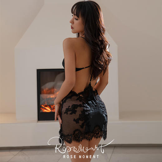 性感大露背真丝中吊睡裙礼物送礼度假风 A250311 商品图10