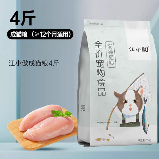 江小傲 猫粮无谷营养猫条高蛋白猫泥猫咪零食湿粮通用主粮4斤1袋装 商品图0