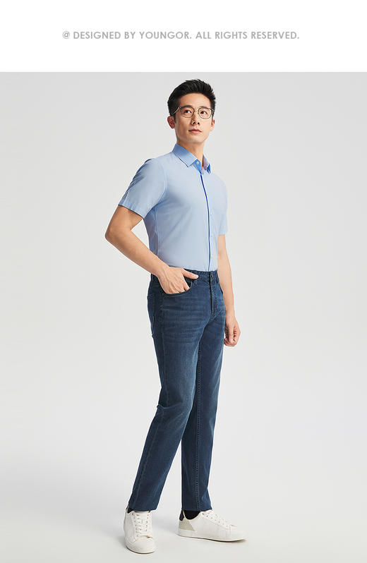 雅戈尔衬衫YSDP110829HFY 商品图3