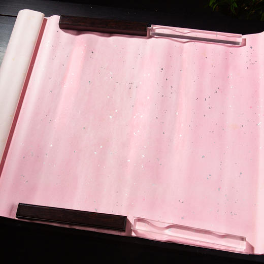 70-80年代安徽十竹斋精制洒银笺（一张） 商品图4