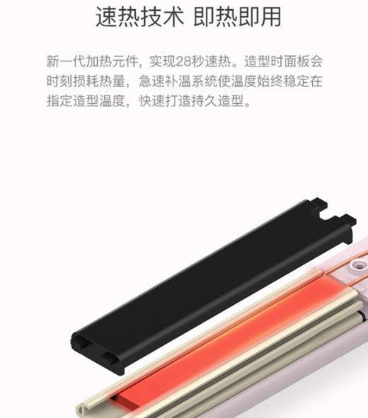 严选【迷你小型拉直发器】电夹板 拉直板夹便携式学生宿舍1个 商品图2