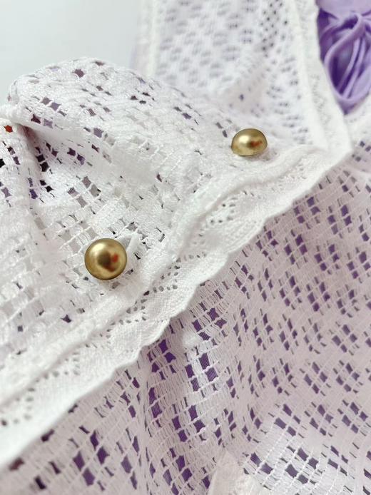 冰点价！仅限11.11！退货勿拍（两件套）木耳边马甲长袖薄款套装-喜出 商品图3