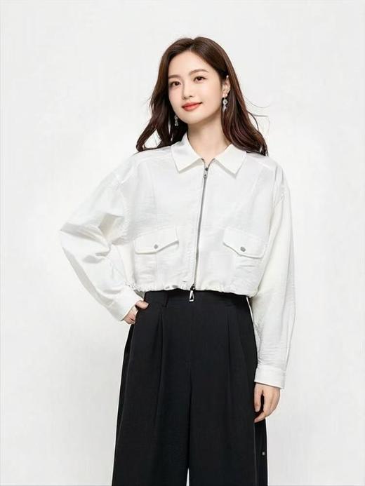 春季推荐2026→【自营】退货勿拍 0051短款拉链可抽绳外套-喜出 商品图3