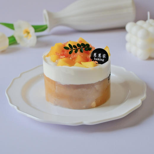 新鲜甜品—芒果奶盖卷 商品图1