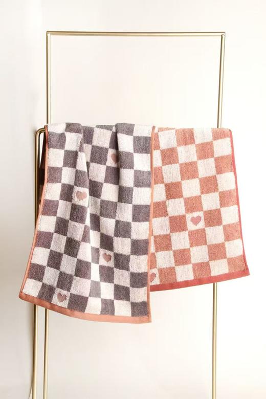 TY竹纤维方圆爱心竹棉毛巾2506 商品图0