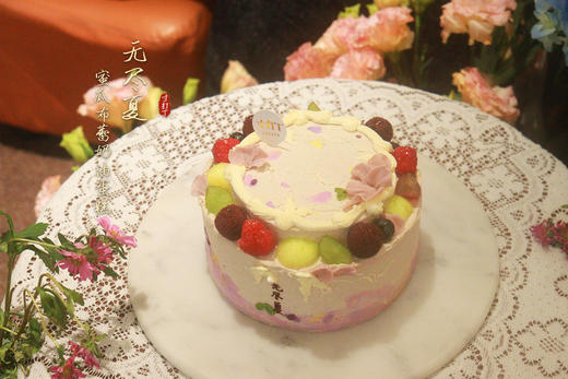 无尽夏·蜜瓜布蕾奶油蛋糕（可备注少糖） 商品图0