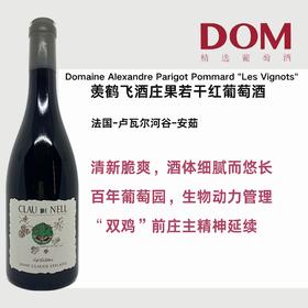 羡鹤飞酒庄果若干红葡萄酒 2016Clau De Nell Grolleau Rouge2016
