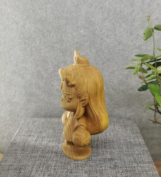 Q版敖丙°黄杨木摆件 商品图2