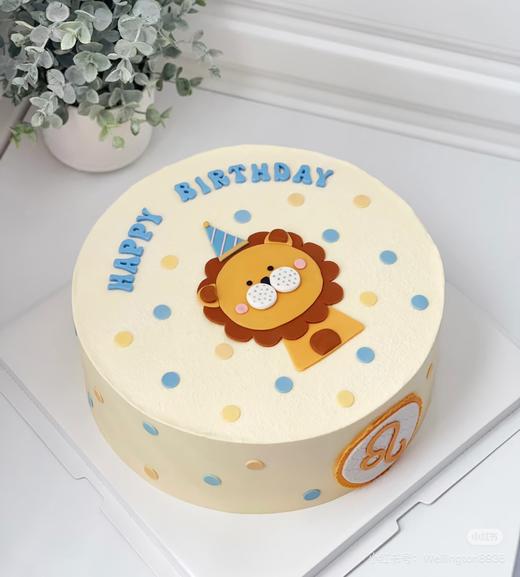 翻糖小狮子蛋糕 商品图0