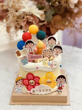樱桃小丸子生日蛋糕