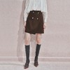 MAXRIENY2025秋冬新款复古气质通勤包臀A字半裙双排扣收腰显瘦 商品缩略图0