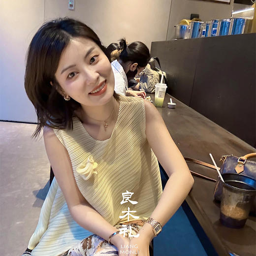 【不退不换】良木礼褶皱上衣(X7401F) 商品图7