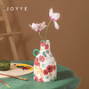 【多样屋专柜】JOYYE花眷-繁花小花瓶-玫瑰/黄花 礼物送女生釉下手绘花瓶客厅 商品缩略图3