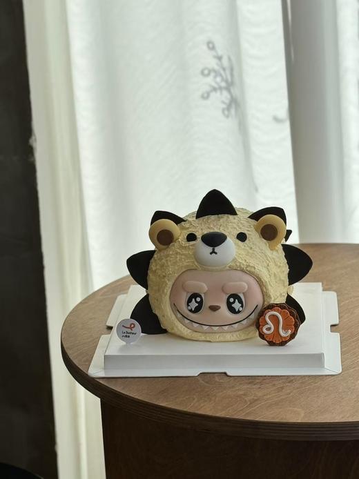 狮子座圆形labubu ·奶油蛋糕 商品图0