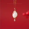 新疆国玉盟世玉【白玉韵致】金镶吊坠【顺丰物流】 商品缩略图0