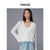 VIMAGE纬漫纪喇叭袖薄款气质防晒镂空针织开衫女外套季夏新款V2301950 商品缩略图3