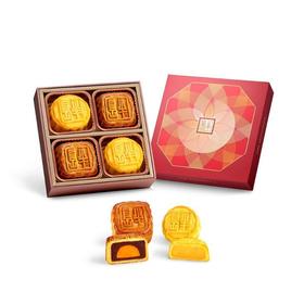 半岛月饼2025 迷你奶黄及陈皮豆沙月饼 – 4个装