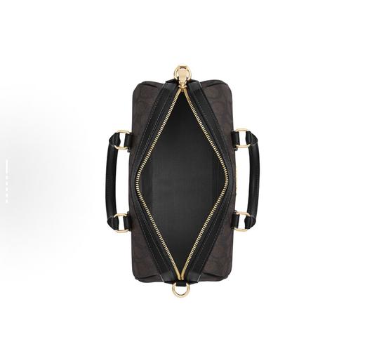 COACH Rowan 26斜挎单肩手提包 中号 女款 胡桃木拼黑色 商品图1