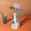 【多样屋专柜】JOYYE花眷-繁花小花瓶-玫瑰/黄花 礼物送女生釉下手绘花瓶客厅 商品缩略图8